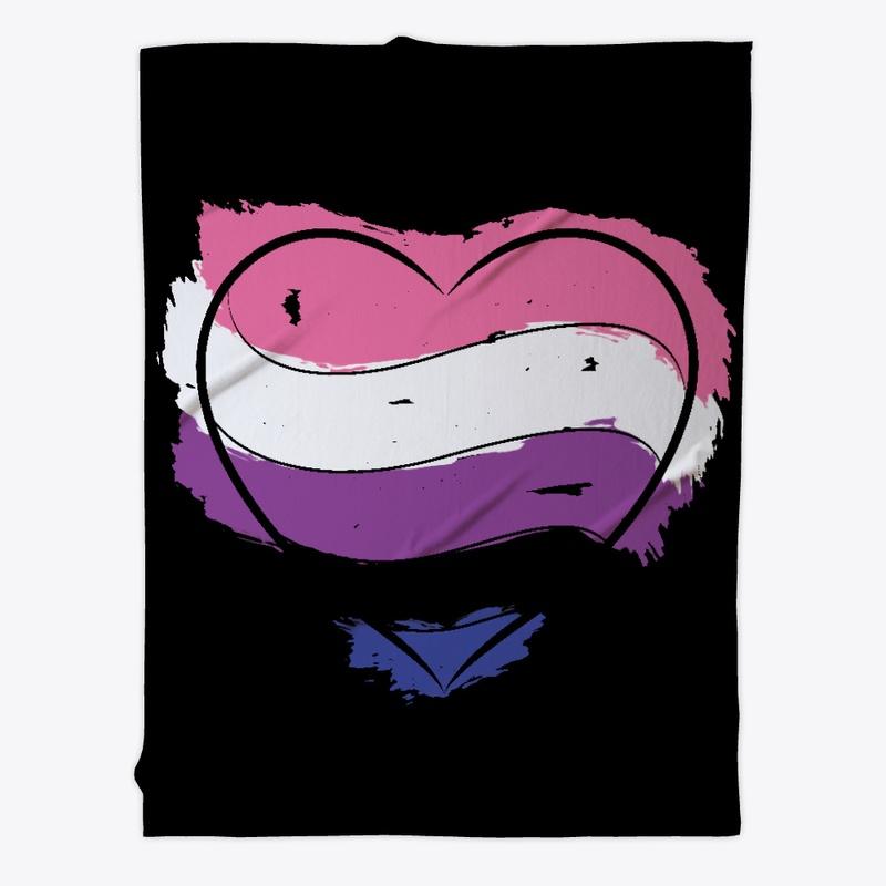 Genderfluid Heart Flag